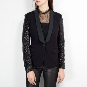 Michael Kors Sequin Tuxedo Jacket